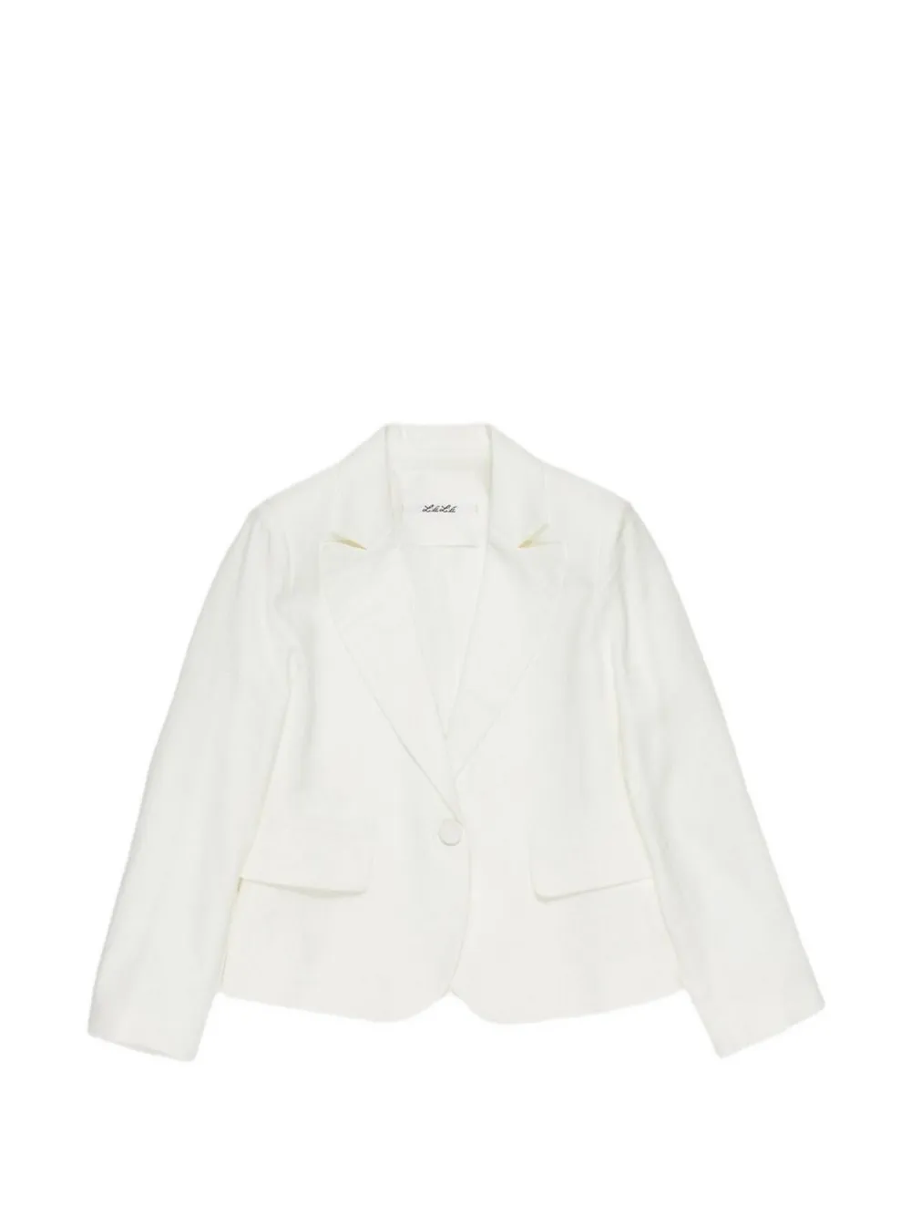 Paolo Pecora Kids single-breasted blazer - Blanc