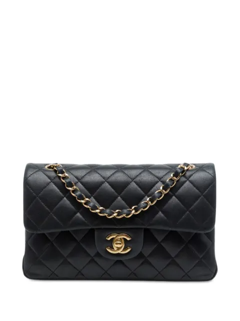 CHANEL Pre-Owned 2012 Small Classic Lambskin Double Flap shoulder bag
