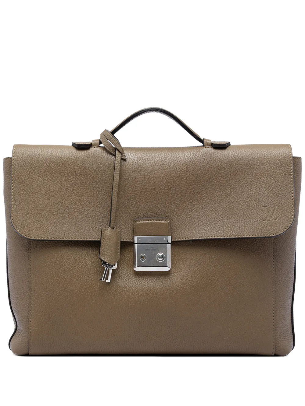 Louis Vuitton Pre-Owned sacoche Taurillon Serviette Dorian (2014) - Marron Louis Vuitton Pre-Owned sacoche Taurillon Serviette Dorian (2014) - Marron