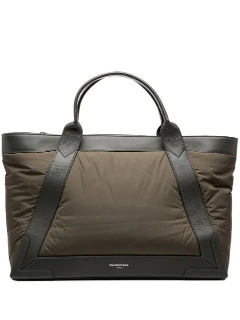 Balenciaga Pre-Owned 2014 Nylon Navy Cabas M tote bag