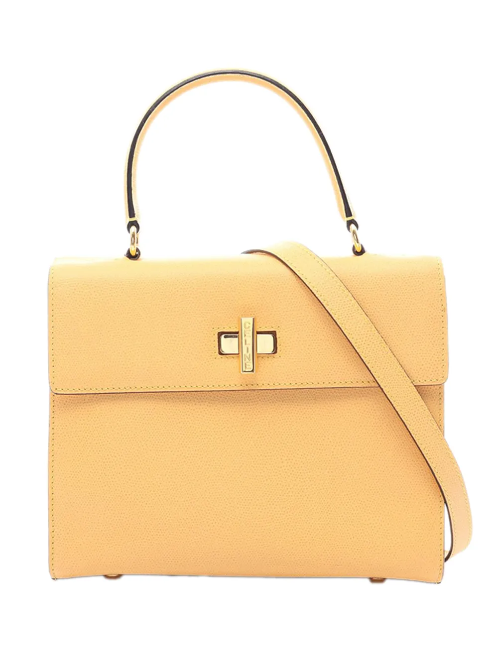 Celine Pre-Owned 1990-2000 Leather satchel - Gelb