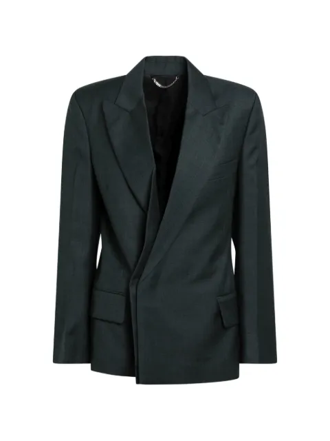 Victoria Beckham Olie peak-lapel single-breasted jacket