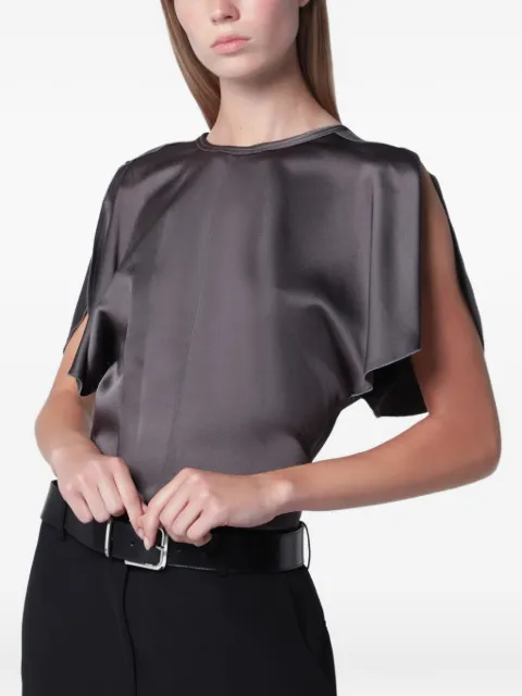 Victoria Beckham blusa Bela con detalle drapeado