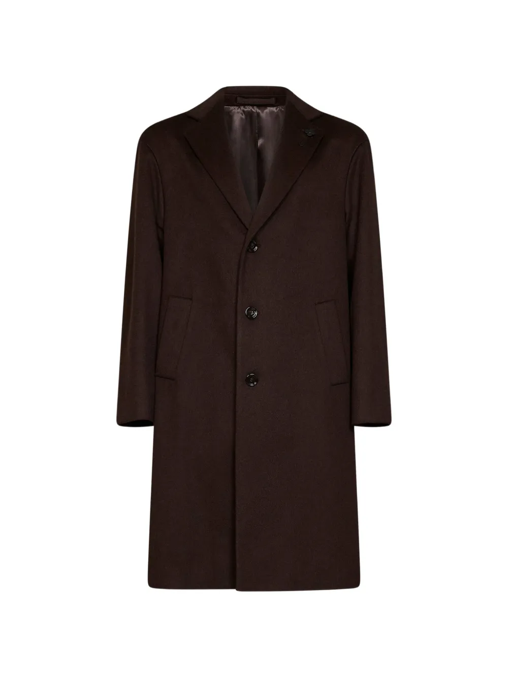 Lardini single-breasted wool coat