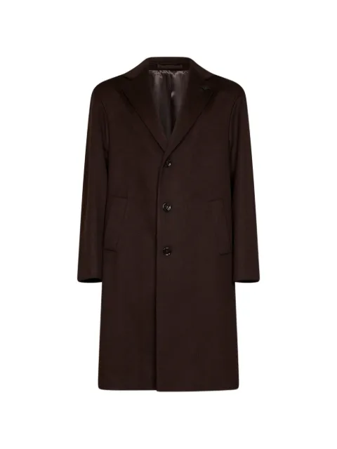 Lardini single-breasted wool coat