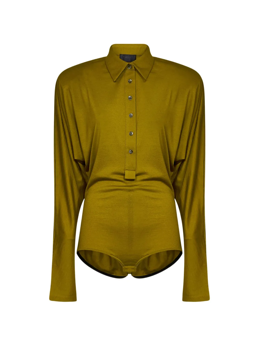 Mugler body à manches chauve-souris - Vert