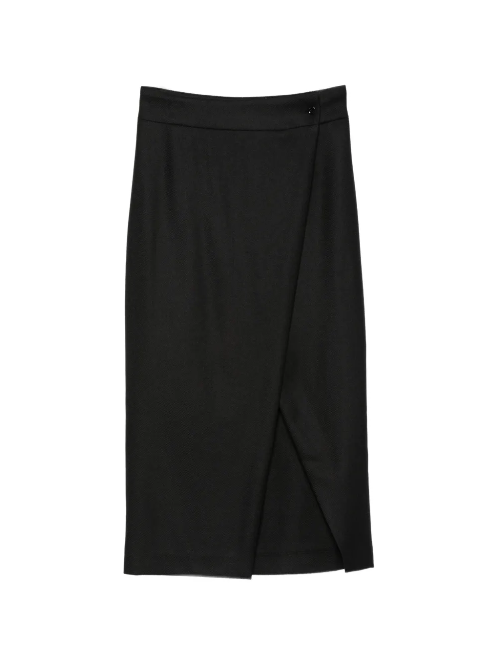 Tagliatore Ivy wrap midi skirt - Noir Tagliatore Ivy wrap midi skirt - Noir