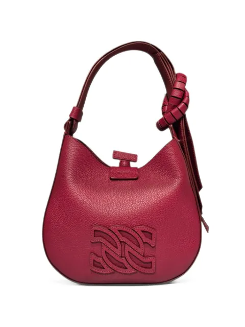 Casadei Vandome leather knotted mini bag