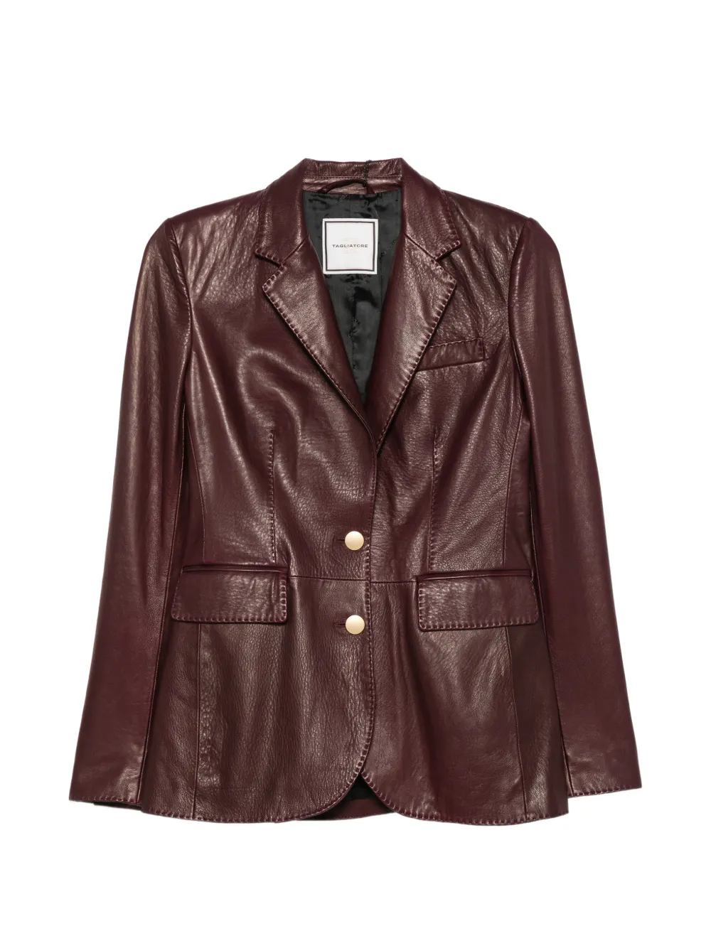 Tagliatore Sophie leather jacket - Rosso
