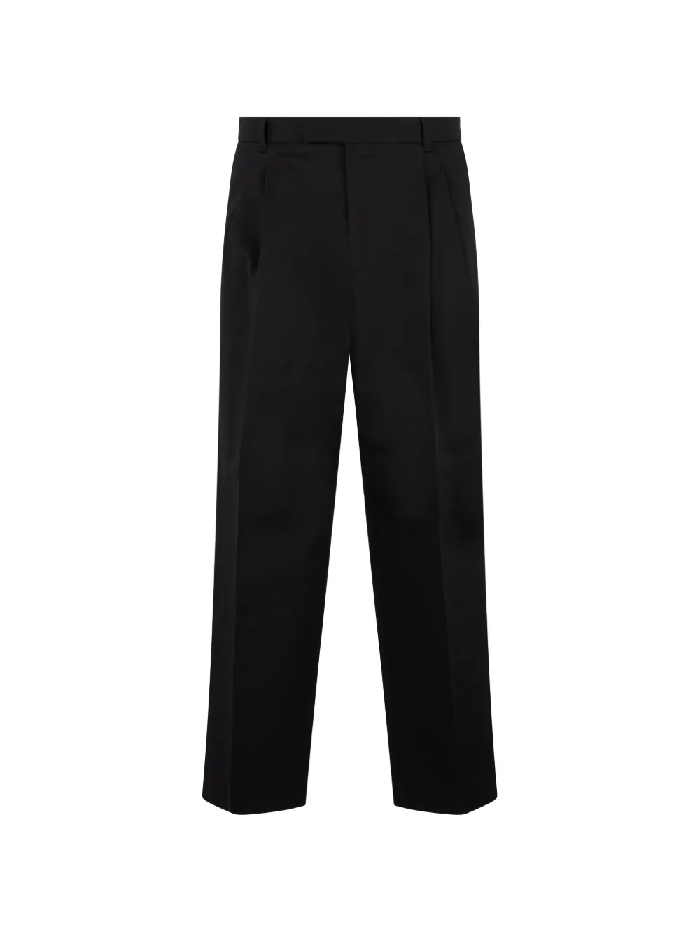 BOSS relaxed-fit trousers in stretch cotton - Nero