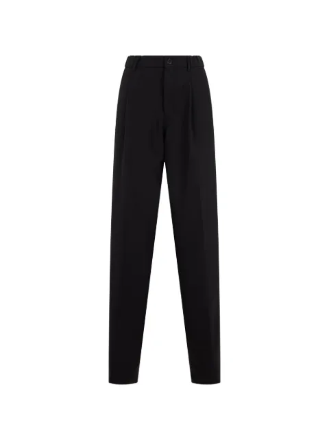 slowear pleated tapered trousers