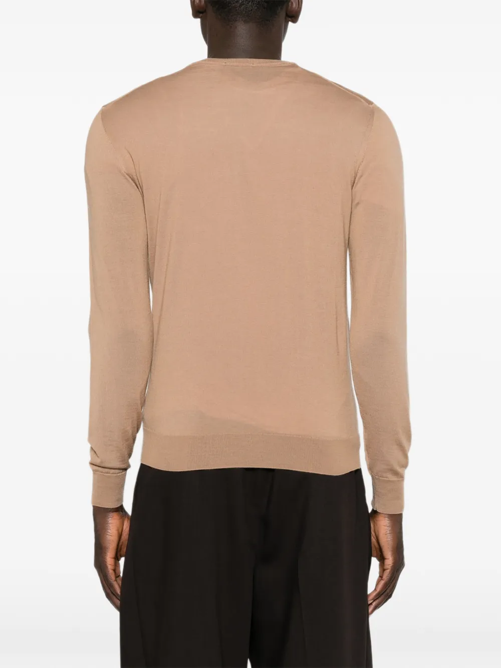 Drumohr Trui met V-hals Beige