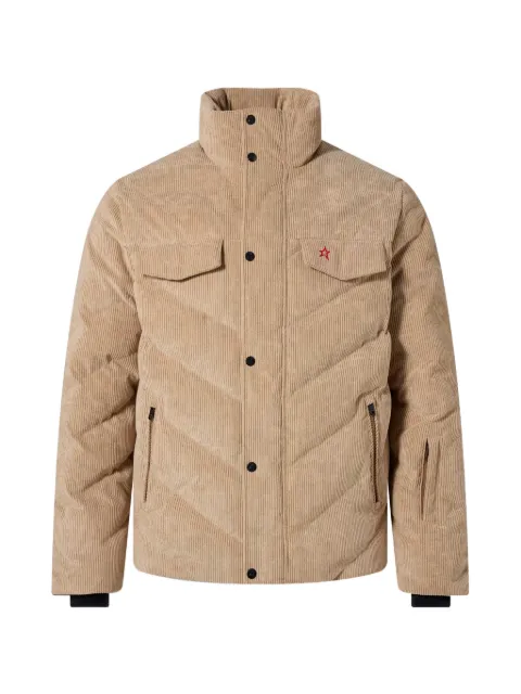Perfect Moment chevron quilted down jacket