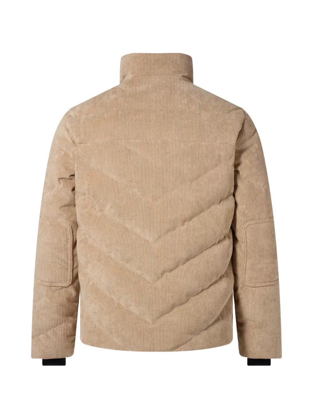 Perfect Moment Chevron Quilted Down Jacket in Neutrals, view 2