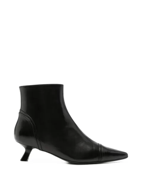 Anna F. pointed-toe leather boots