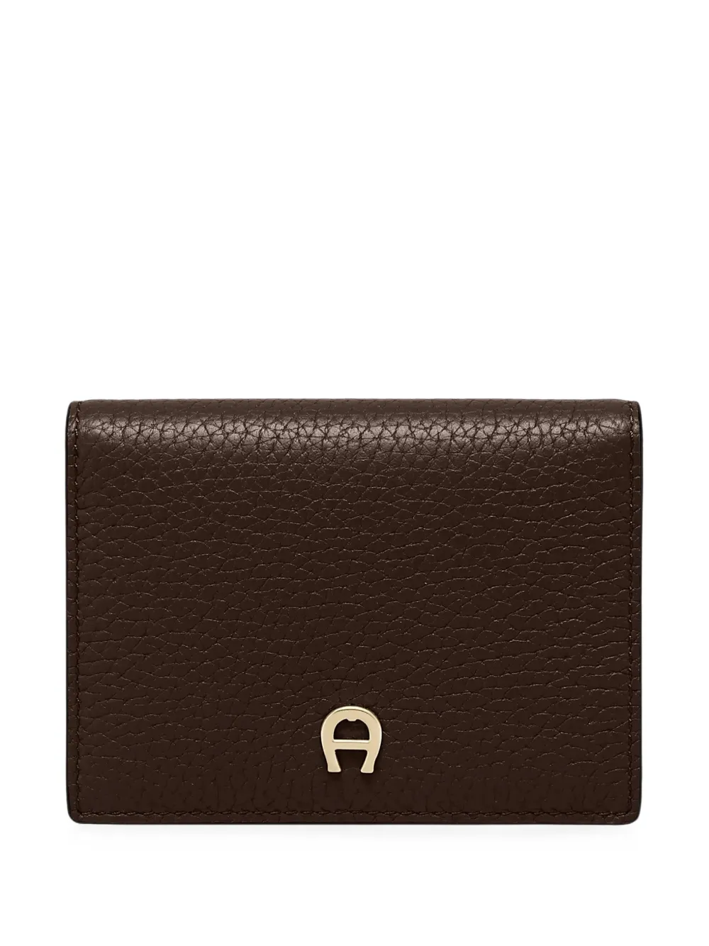 AIGNER Portafoglio Delia in pelle martellata - Marrone