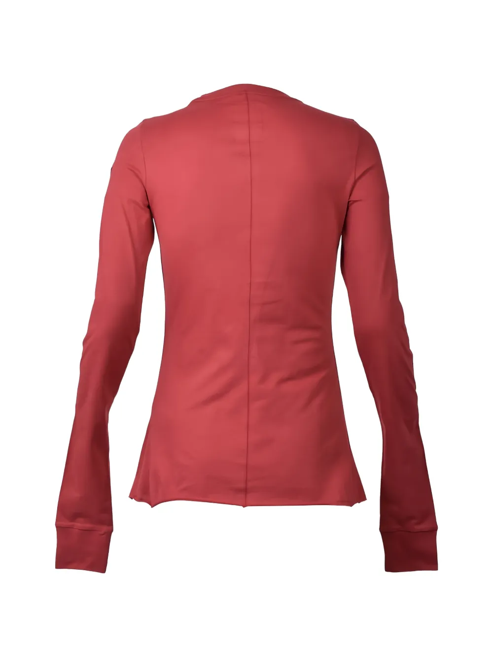 Moncler x Rick Owens T-shirt met logo-patch Rood