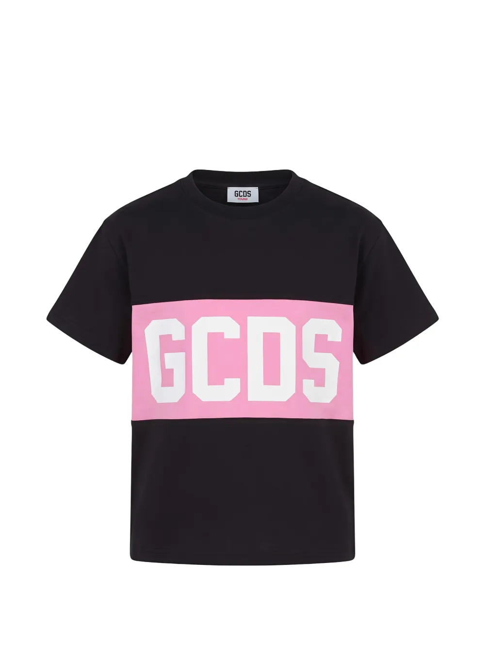 Gcds Kids T-shirt met logoprint Zwart