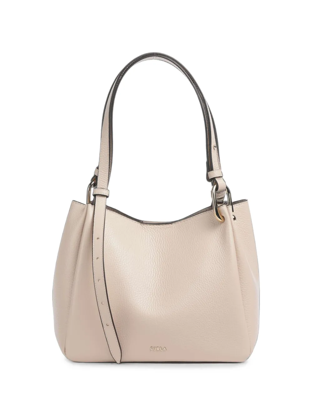 Furla grained leather shoulder bag