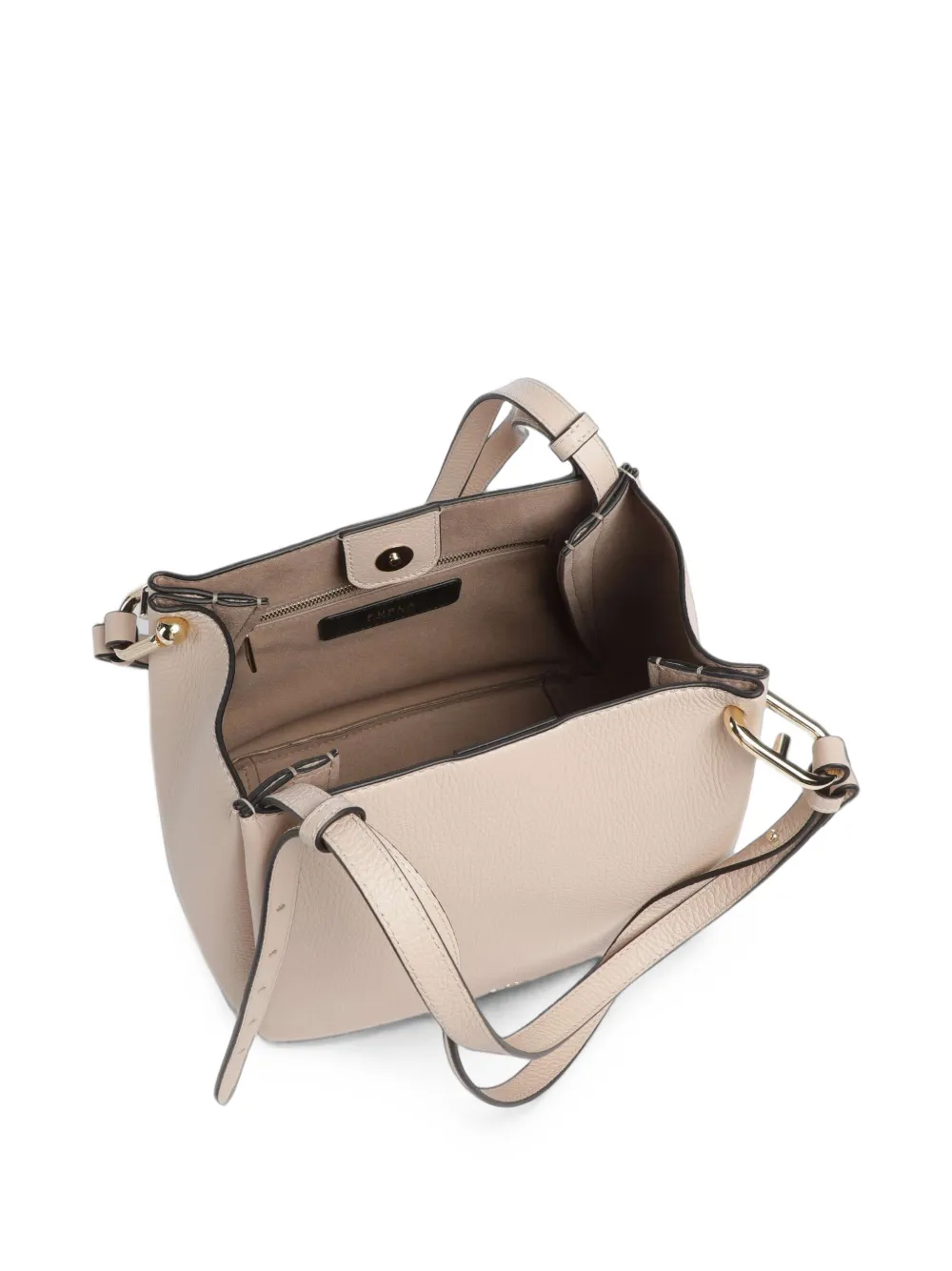 Furla Leren schoudertas Wit