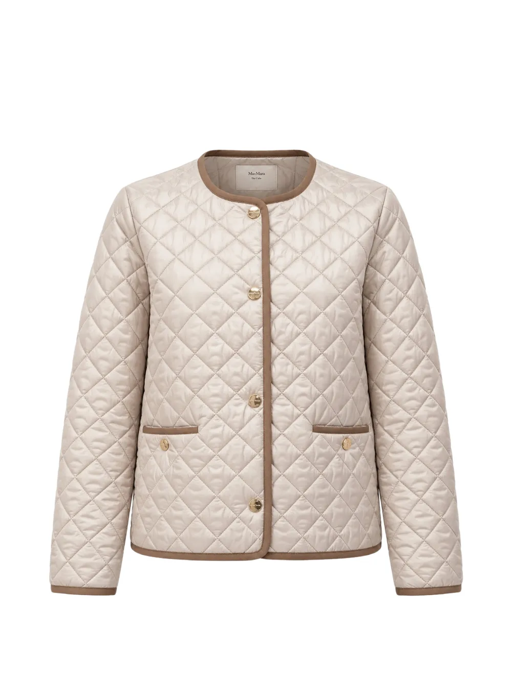 Max Mara quilted padded jacket - Toni neutri