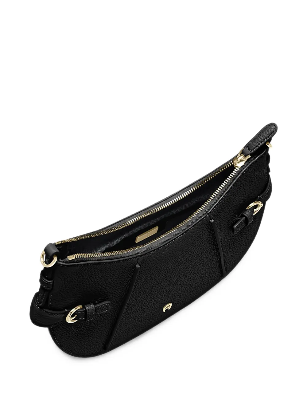 AIGNER Kleine Cavallo schoudertas met gesp-detail Zwart