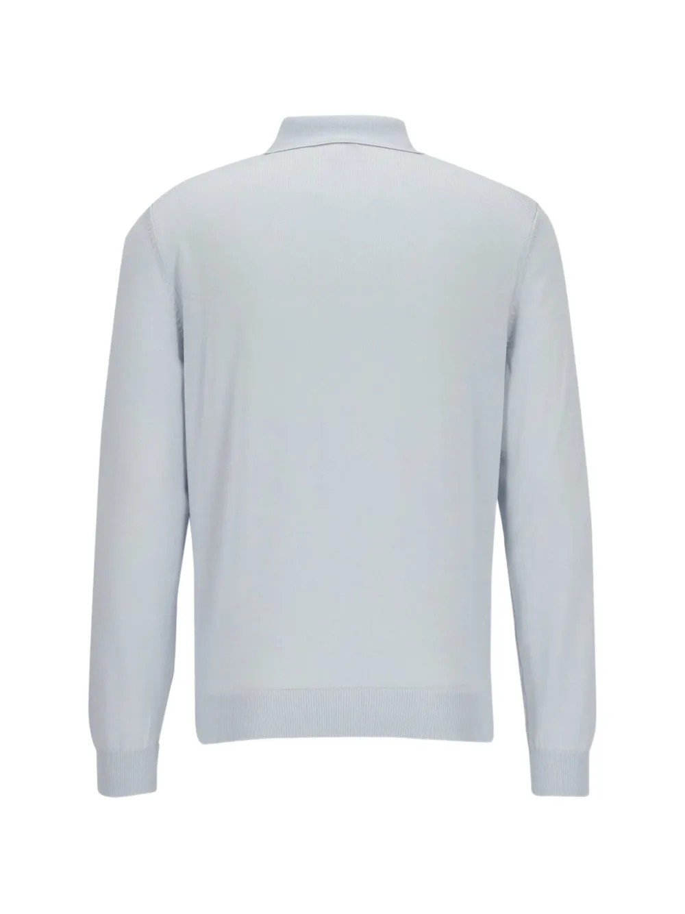 BOSS Poloshirt met lange mouwen Blauw