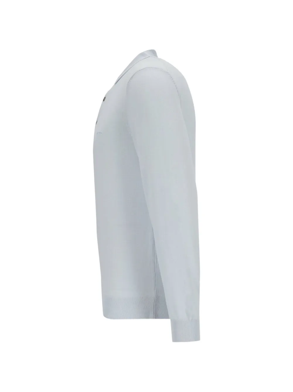 BOSS Poloshirt met lange mouwen Blauw