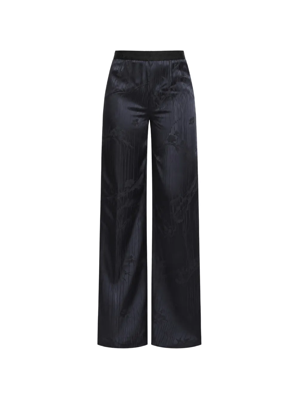 Forte Forte patterned-jacquard wide-leg trousers - Blu