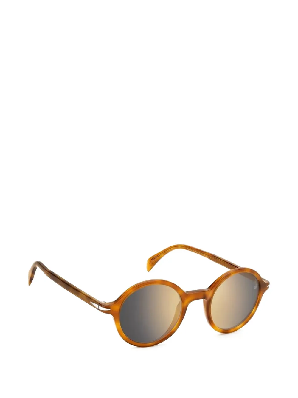 Eyewear by David Beckham Zonnebril met rond montuur Bruin