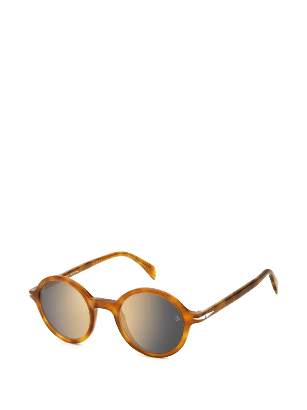 Eyewear by David Beckham Zonnebril met rond montuur Bruin