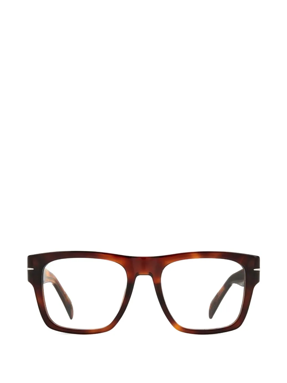 Eyewear by David Beckham lunettes de vue à effet écailles de tortue - Marron Eyewear by David Beckham lunettes de vue à effet écailles de tortue - Marron