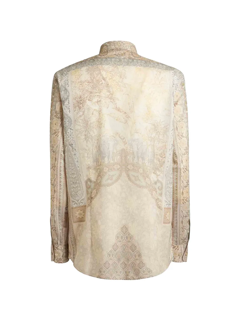 ETRO Roma katoenen overhemd met paisley-print Beige