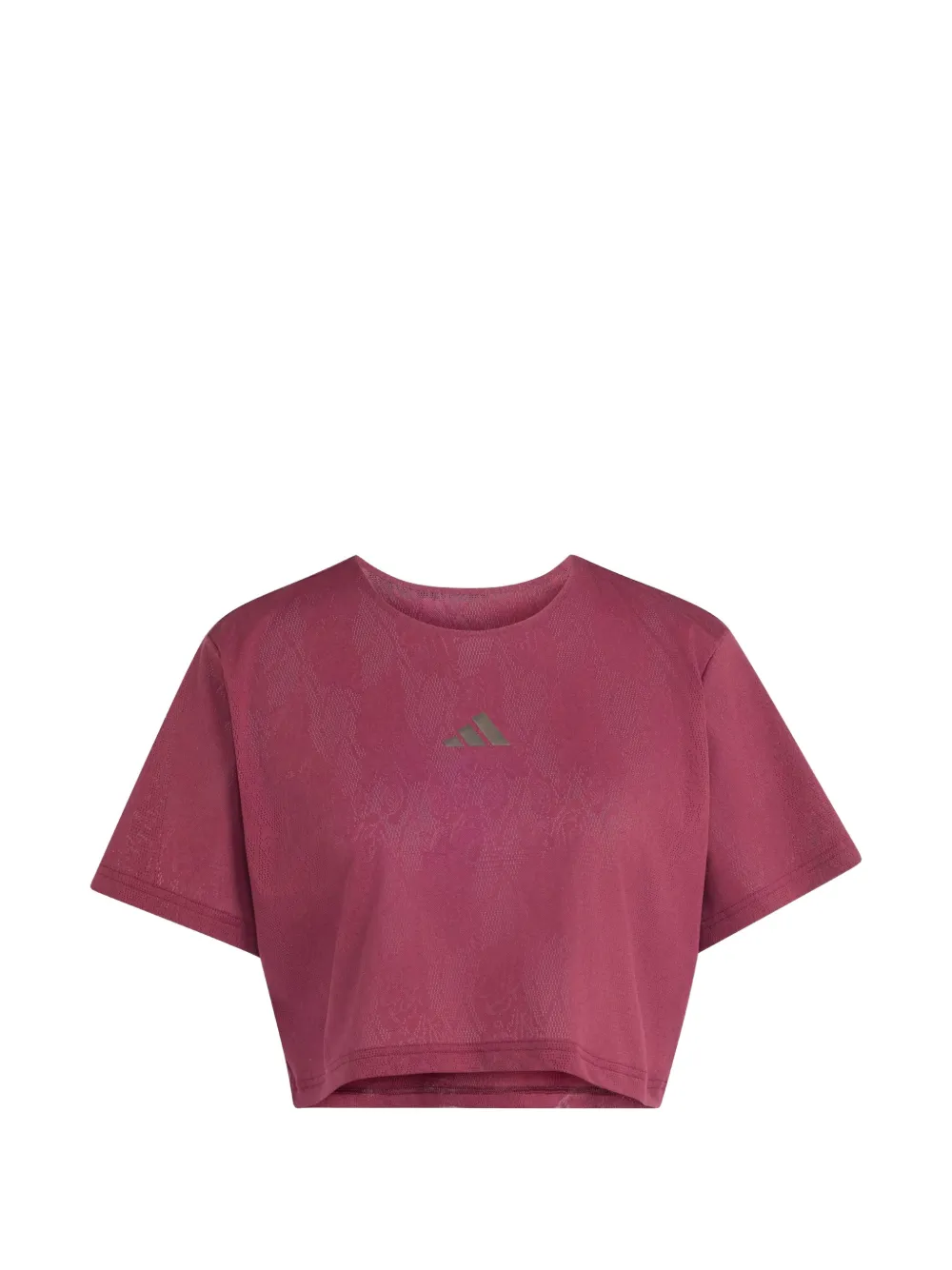 adidas Climacool cropped T-shirt - Rosso