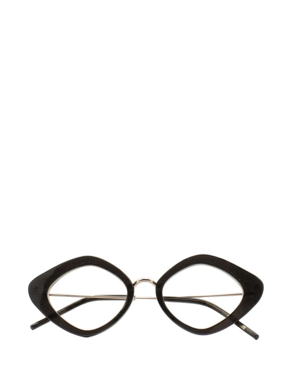 Kaleos Liesl geometric-frame glasses - Nero