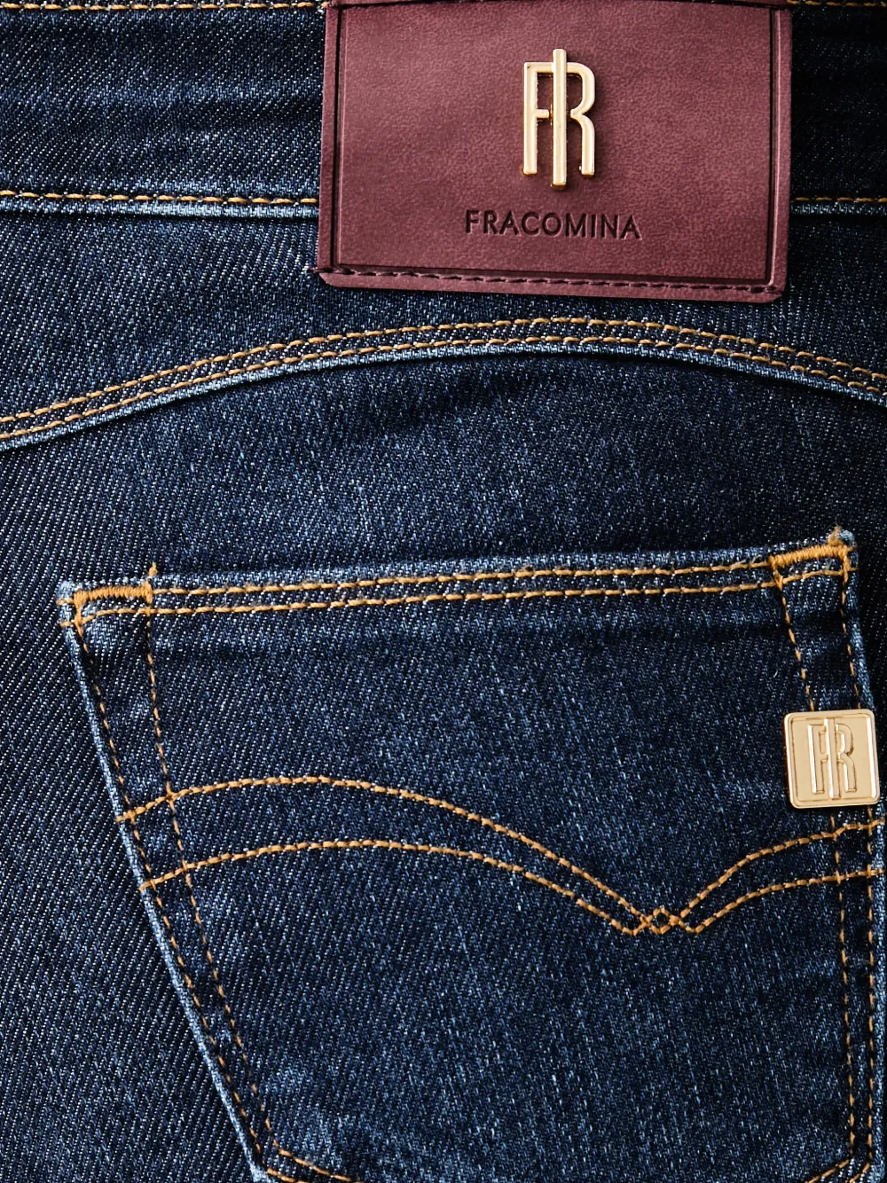 FRACOMINA Jeans met vervaagd effect Blauw