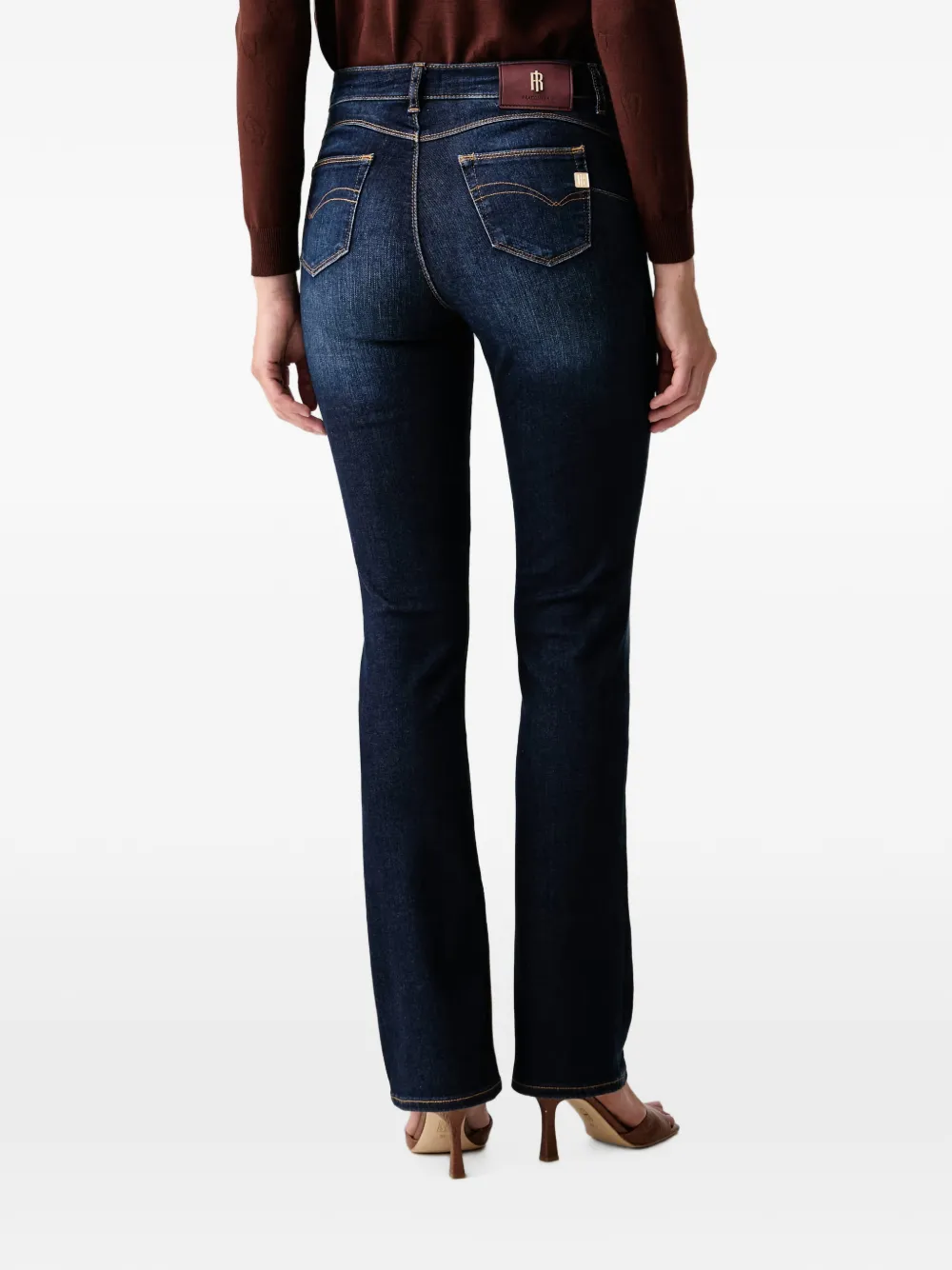FRACOMINA Jeans met vervaagd effect Blauw