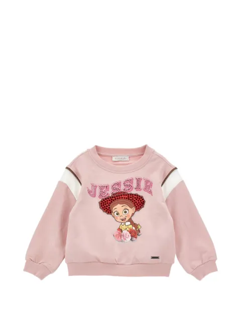 Monnalisa Jessie graphic-print sweatshirt