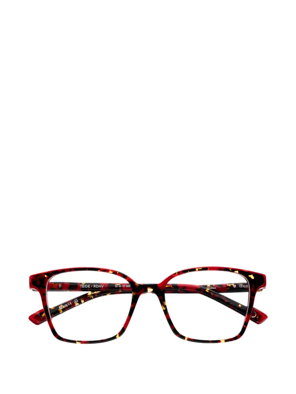 Etnia Barcelona lunettes de vue à effet écailles de tortue Teide - Rouge Etnia Barcelona lunettes de vue à effet écailles de tortue Teide - Rouge