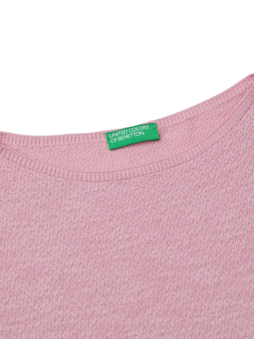 Benetton Trui met boothals Roze