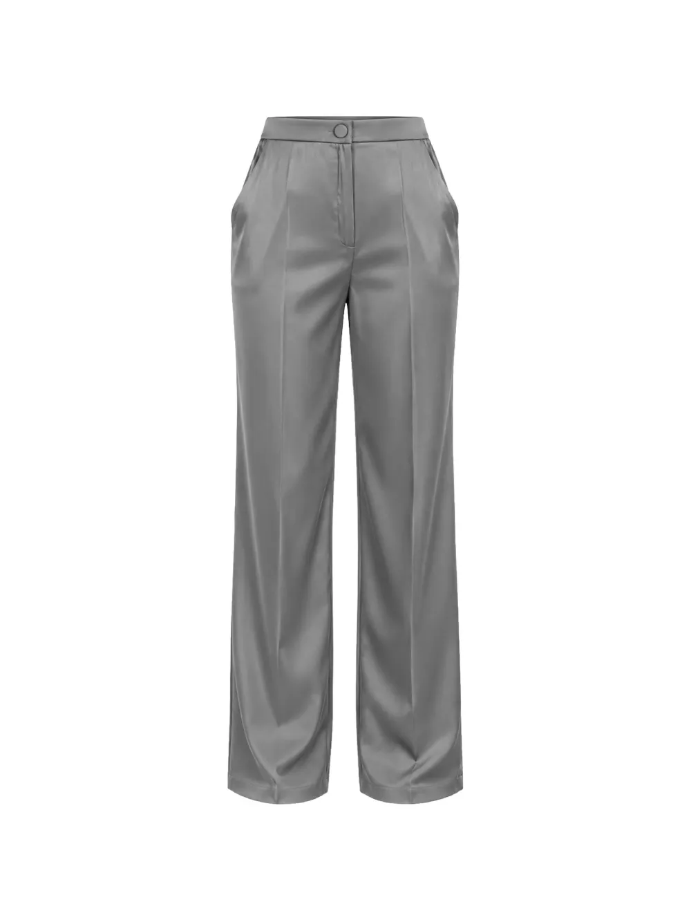Marella pantalon ample à fini satiné - Gris