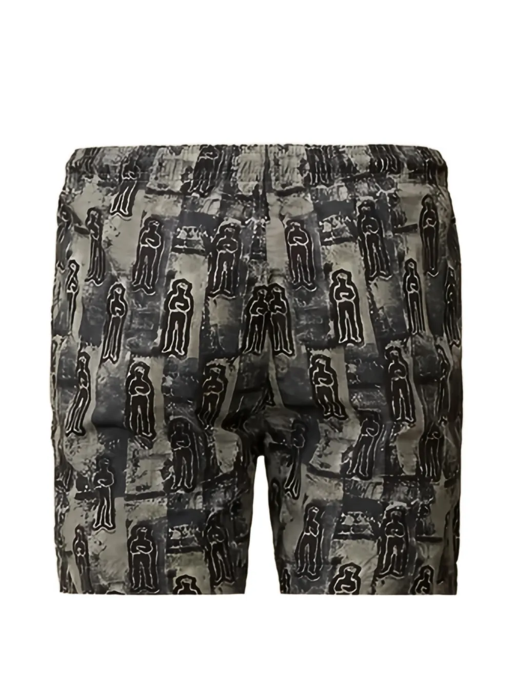C.P. Company Kids Shorts met grafische print Grijs