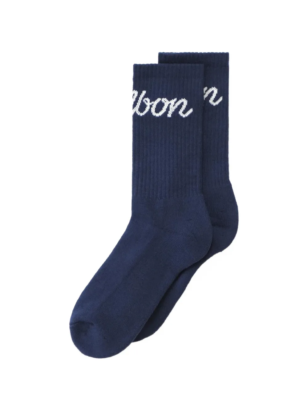 Malbon Golf Bon Script ribbed-knit socks