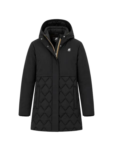 K-Way quilted hooded jacket