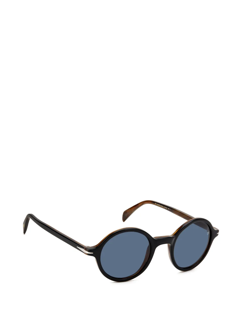 Eyewear by David Beckham Zonnebril met rond montuur Zwart