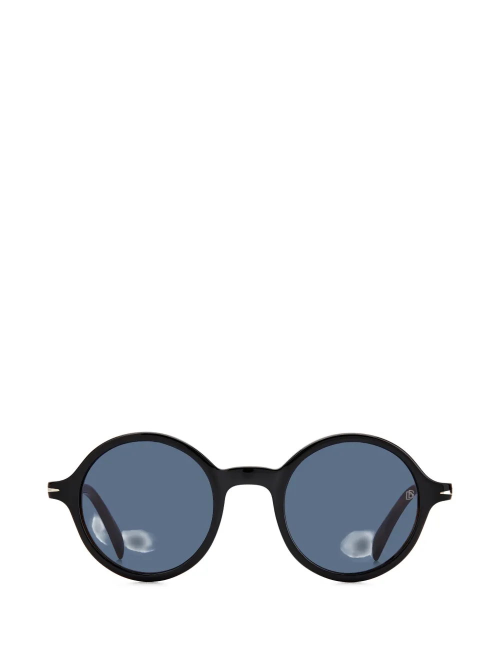 Eyewear by David Beckham Zonnebril met rond montuur Zwart