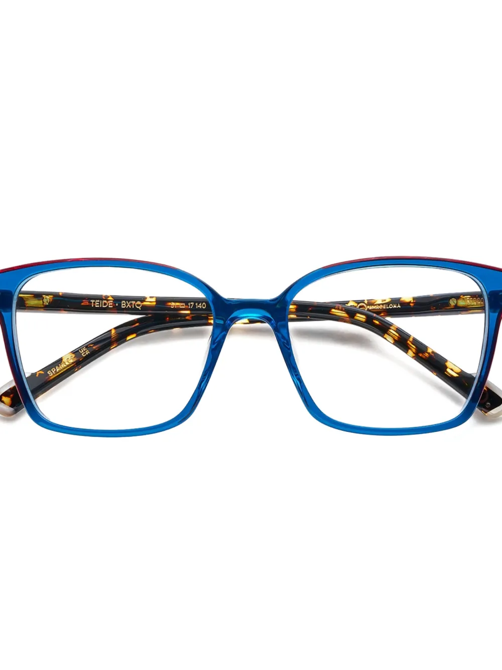 Etnia Barcelona Teide bril met rechthoekig montuur Blauw