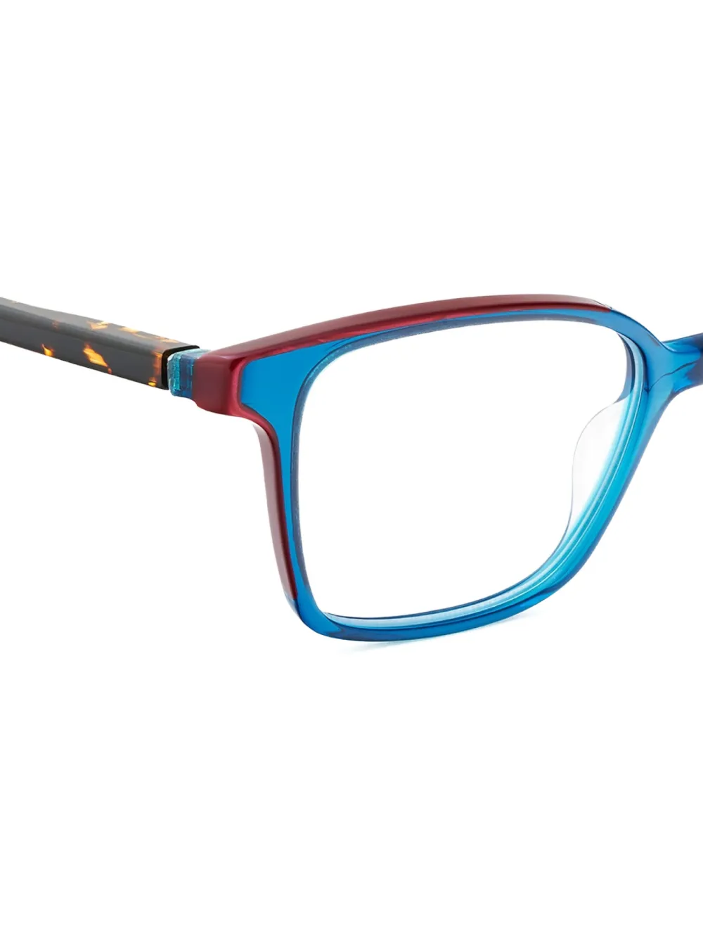 Etnia Barcelona Teide bril met rechthoekig montuur Blauw