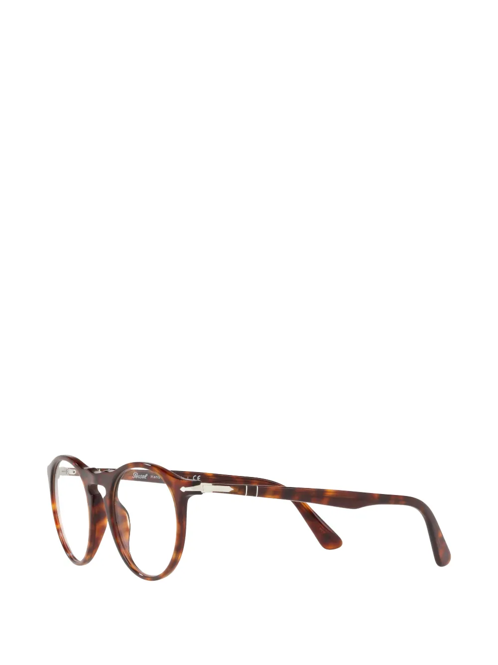 Persol Bril met rond montuur Bruin