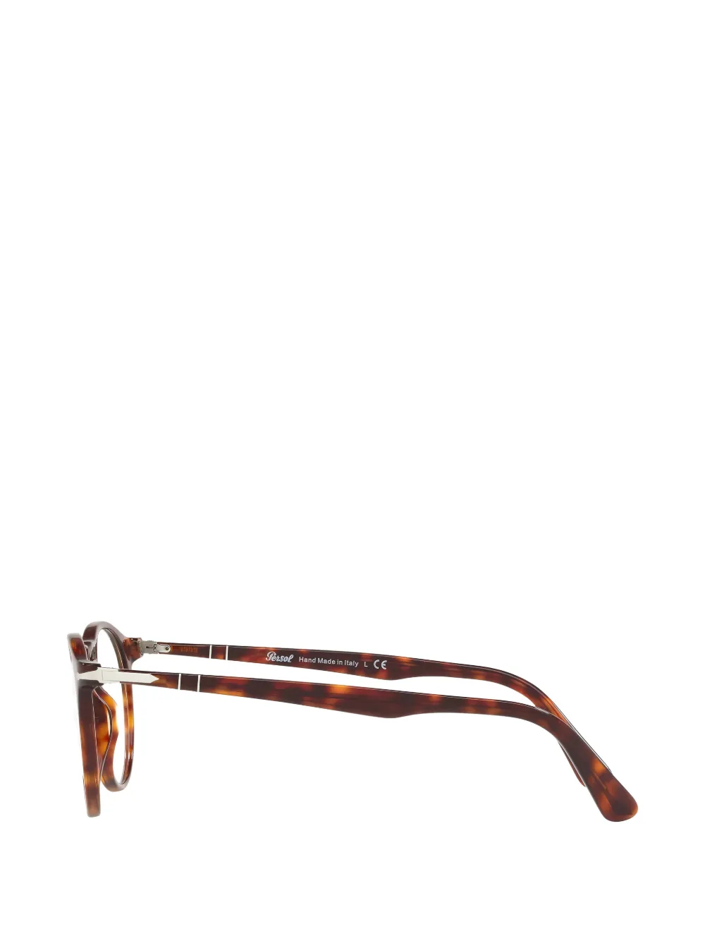 Persol Bril met rond montuur Bruin